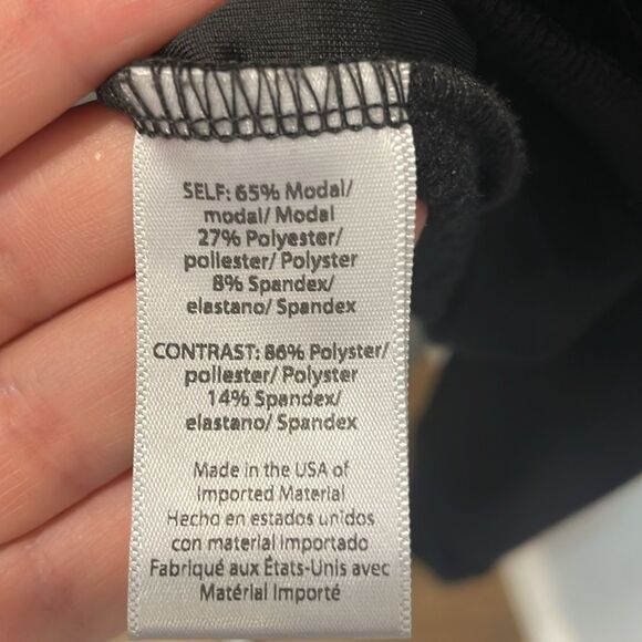 Beyond Yoga Black Shine On Velvet Front Hoodie Size Medium - Picture 5 of 9